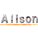 Ａｌｉｓｏｎ (Legión de reconocimiento)