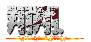 翔翔． (\(≧▽≦)/  \(≧▽≦)/ )