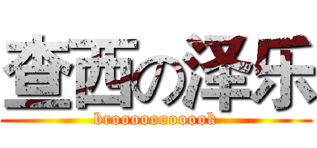 查西の泽乐 (brooooooooook)