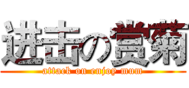 进击の赏菊 (attack on enjoy mum)