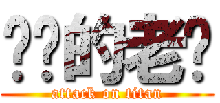 进击的老绿 (attack on titan)