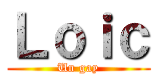 Ｌｏｉｃ (Un gay)