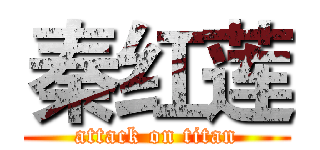 秦红莲 (attack on titan)