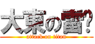 大東の雷婷 (attack on titan)