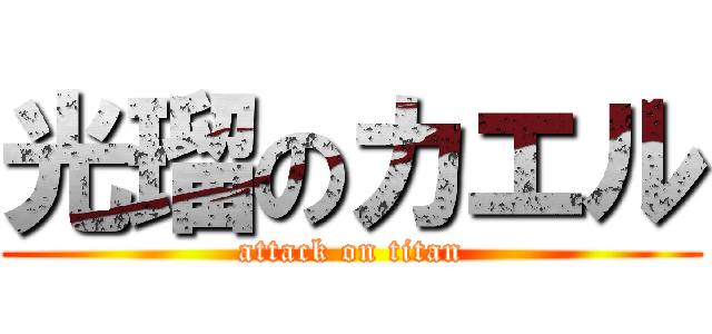 光瑠のカエル (attack on titan)