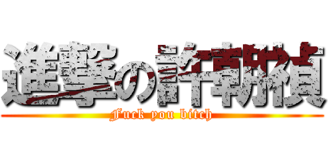 進撃の許朝禎 (Fuck you bitch)