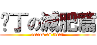 雞丁の減肥篇 (attack on titan)