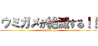 ウミガメが絶滅する！！ (umigame ga)