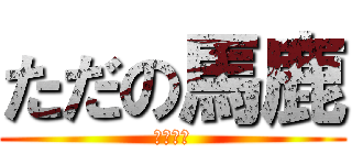 ただの馬鹿 (ううみみ)