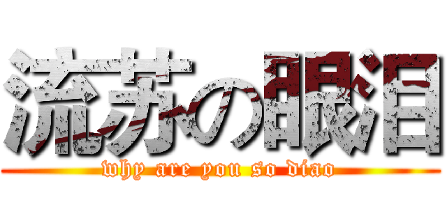 流苏の眼泪 (why are you so diao)