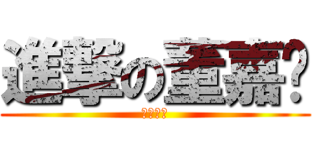進撃の董嘉旎 (啦啦啦啦)
