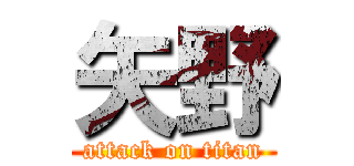 矢野 (attack on titan)