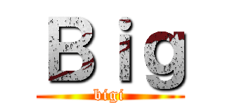 Ｂｉｇ (bigi)