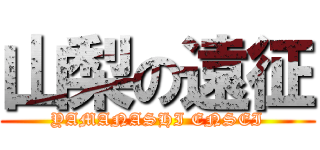 山梨の遠征 (YAMANASHI ENSEI)