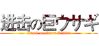 进击の巨ウサギ (attack on Giant Rabbit)