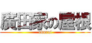 廣田家の屋根 (abunai)