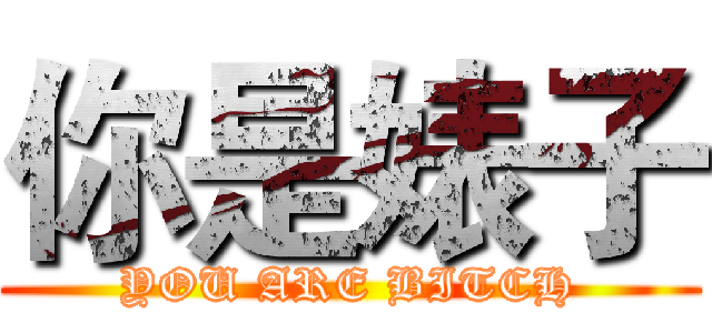 你是婊子 (YOU ARE BITCH)