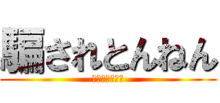 騙されとんねん (いつまで橋下に)