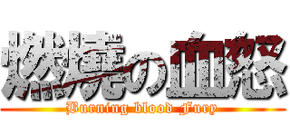 燃燒の血怒 (Burning blood Fury)