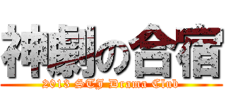 神劇の合宿 (2013 STJ Drama Club)