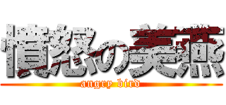 憤怒の美燕 (angry bird)