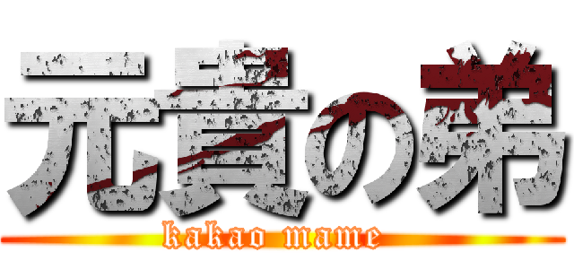 元貴の弟 (kakao mame )