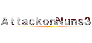 ＡｔｔａｃｋｏｎＮｕｎｓ３   (                            )