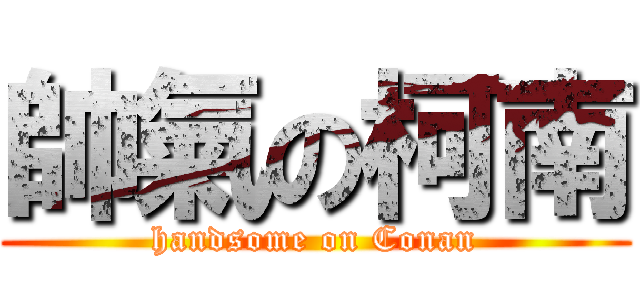 帥氣の柯南 (handsome on Conan)