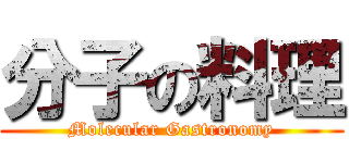 分子の料理 (Molecular Gastronomy)