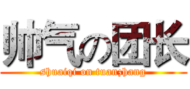 帅气の团长 (shuaiqi on tuanzhang)