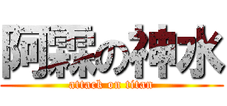 阿霖の神水 (attack on titan)