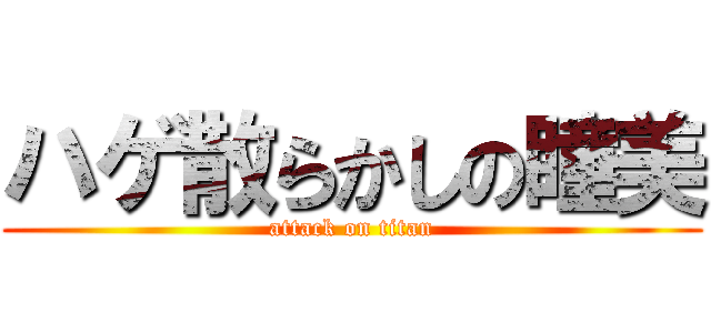 ハゲ散らかしの瞳美 (attack on titan)