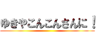ゆきやこんこんさんに！ ()