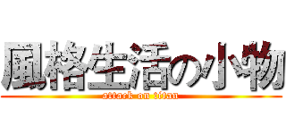 風格生活の小物 (attack on titan)