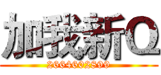 加我新Ｑ (2664602899)