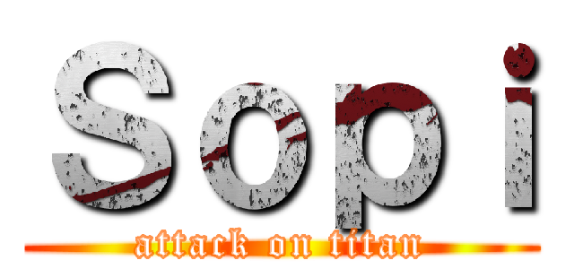Ｓｏｐｉ (attack on titan)