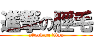 進撃の脛毛 (attack on titan)