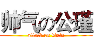 帅气の公瑾 (attack on bixia)