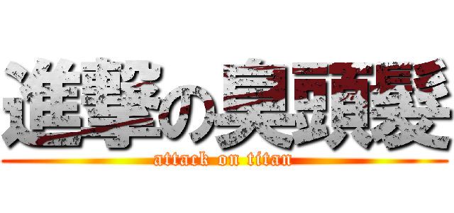 進撃の臭頭髮 (attack on titan)