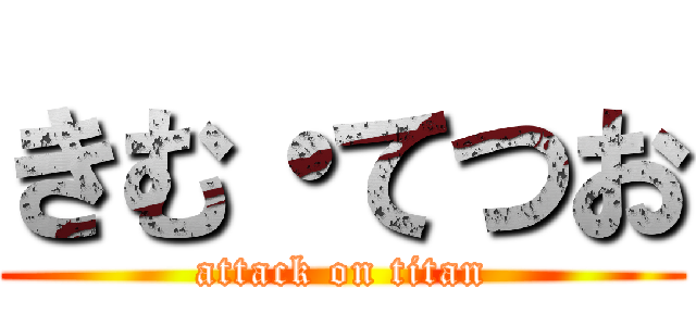 きむ・てつお (attack on titan)