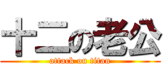 十二の老公 (attack on titan)