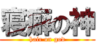 寝癖の神 (hair on god)