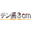 チン長３ｃｍ ()