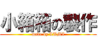 小箱箱の製作 (made by LUMI)