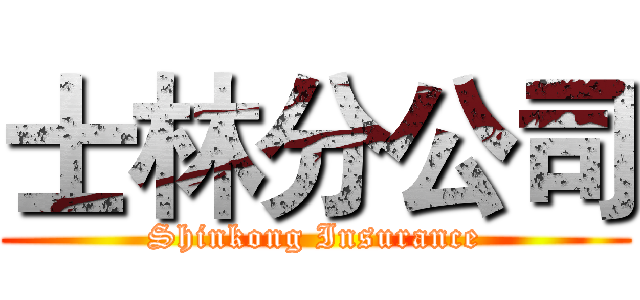 士林分公司 (Shinkong Insurance)