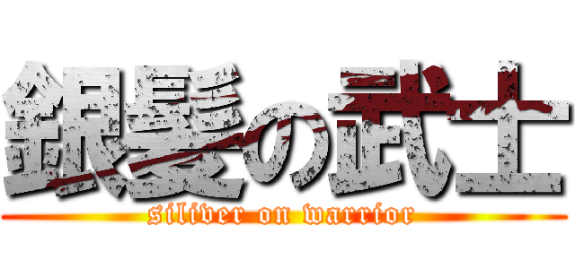 銀髪の武士 (siliver on warrior)