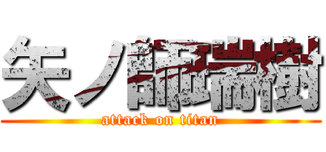 矢ノ師瑞樹 (attack on titan)
