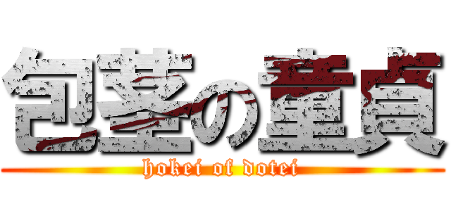 包茎の童貞 (hokei of dotei)