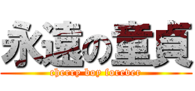 永遠の童貞 (cherry boy forever)