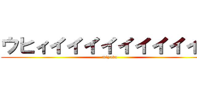 ウヒィイイイイイイイイイイ (miyata)